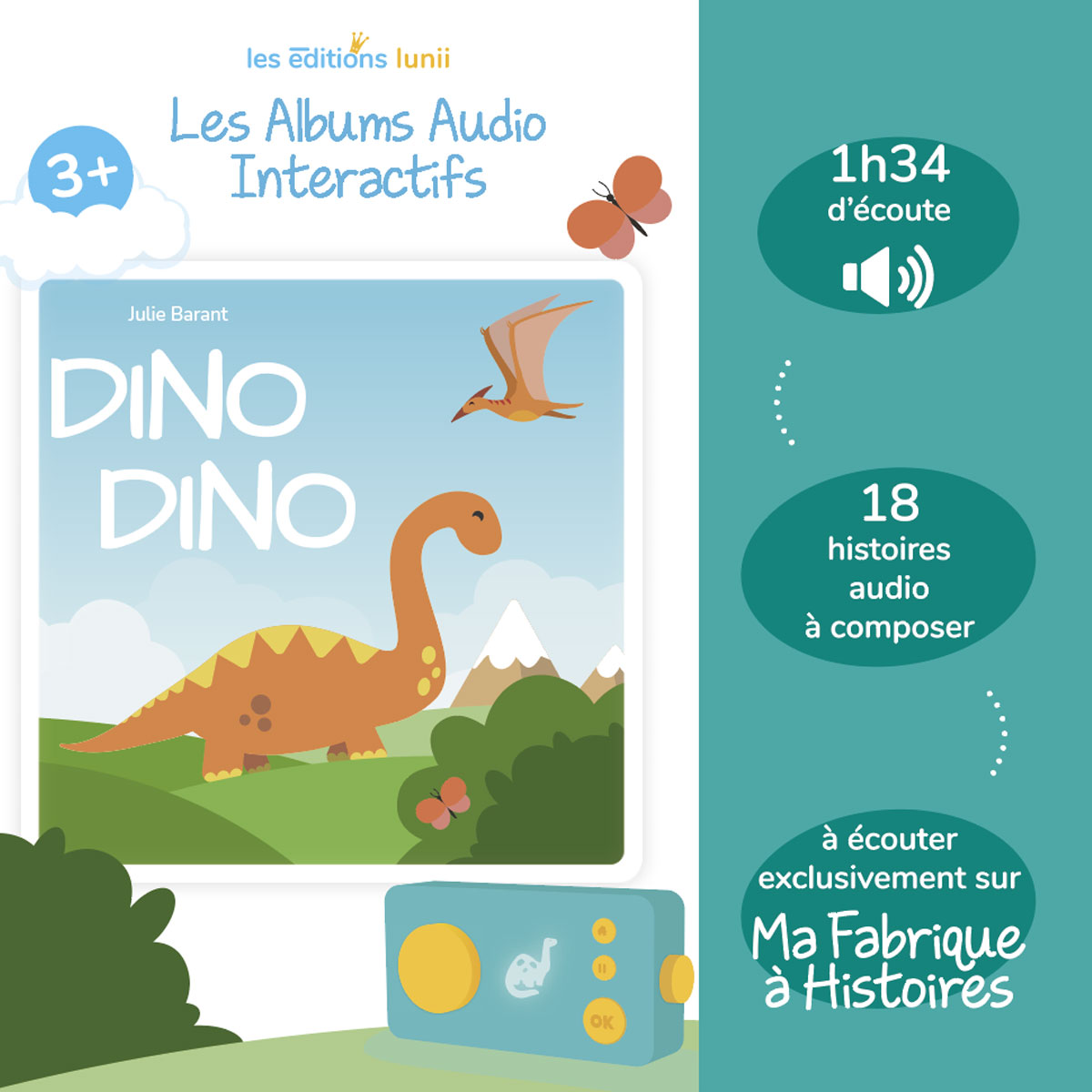 Album audio Lunii Dino Dino